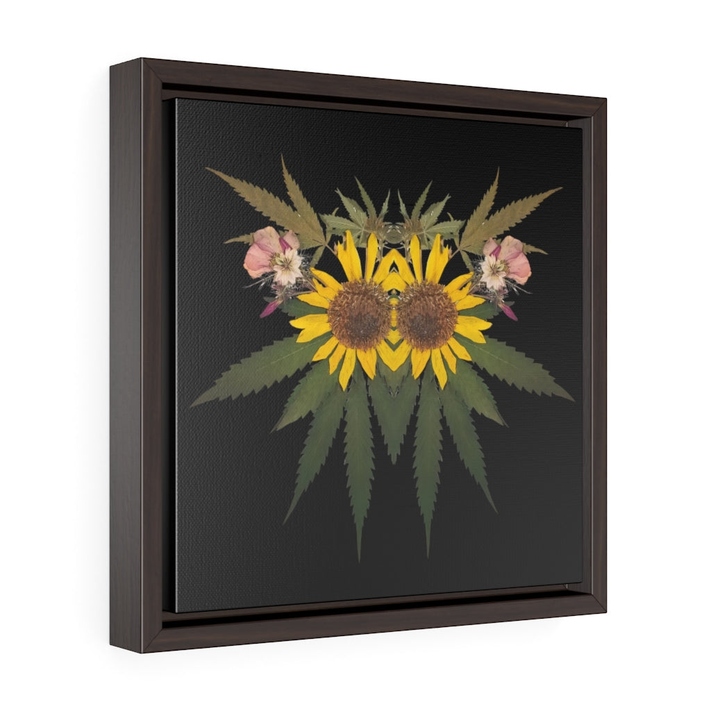 Sol (Midnite) Square Framed Premium Gallery Wrap Canvas