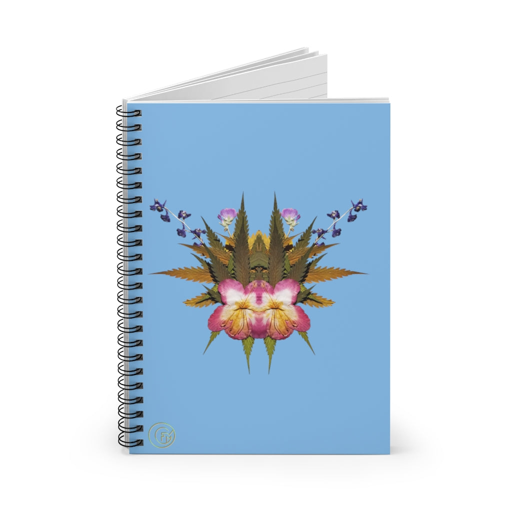 Smoochie Boochie (Sky) Spiral Notebook - Ruled Line