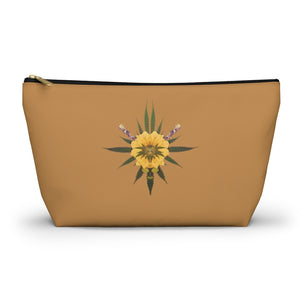 Blossom (Natural) Accessory Pouch w T-bottom
