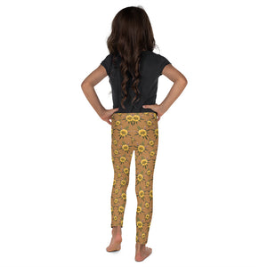 Blossom Playful (Natural) AOP Kid's Leggings