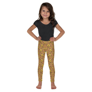 Blossom Playful (Natural) AOP Kid's Leggings