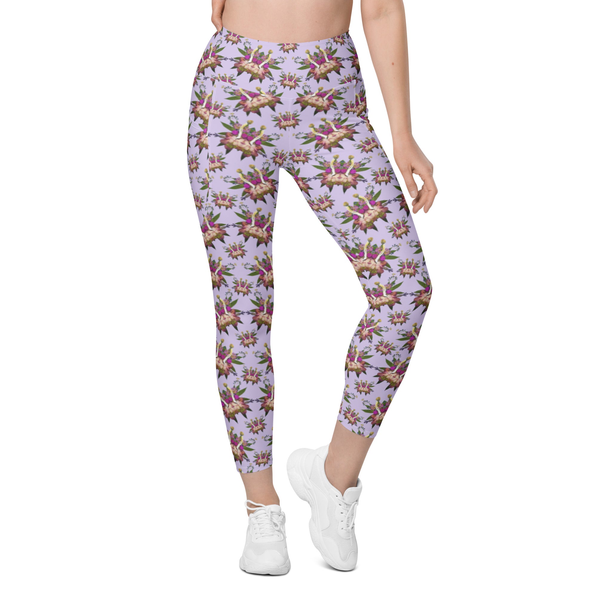 Fungeyes Playful (Purps) AOP Leggings with pockets