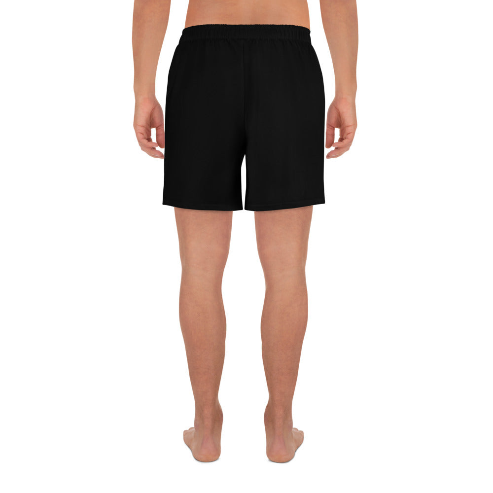 Smoochie Boochie Playful Glitch (Midnite) AOP Men's Athletic Long Shorts