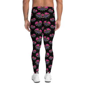 Bogan-Kisses Playful (Midnite) AOP Men's Leggings