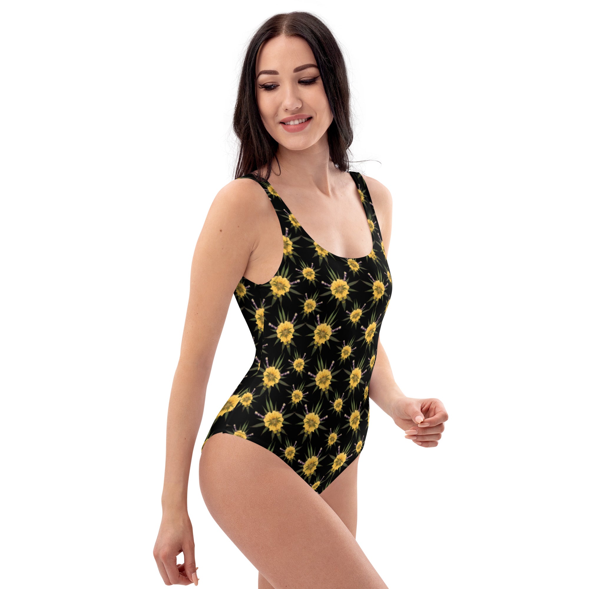 Blossom Playful (Midnite) AOP One-Piece Swimsuit