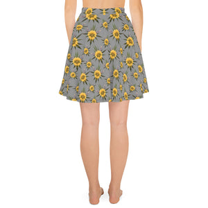 Blossom Playful (Greytful) AOP Skater Skirt