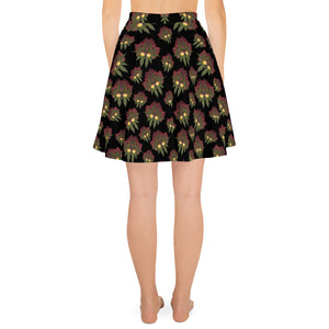 Cross Faded Playful (Midnite) AOP Skater Skirt