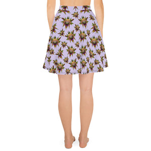 Bryar Rabbit Playful (Purps) AOP Skater Skirt