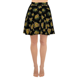 Sol Playful Glitch (Midnite) AOP Skater Skirt