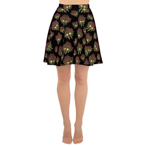 Cross Faded Playful (Midnite) AOP Skater Skirt