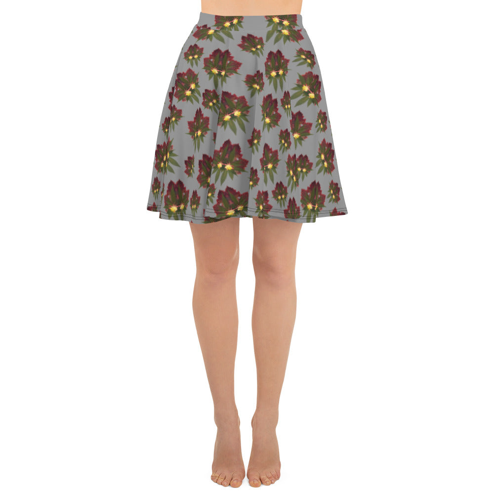 Cross Faded Playful (Greytful) AOP Skater Skirt