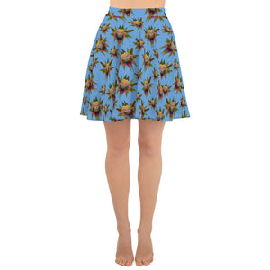 Bryar Rabbit Playful (Sky) AOP Skater Skirt