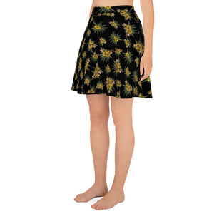 Sol Playful Glitch (Midnite) AOP Skater Skirt