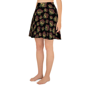 Cross Faded Playful (Midnite) AOP Skater Skirt