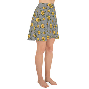 Blossom Playful (Greytful) AOP Skater Skirt