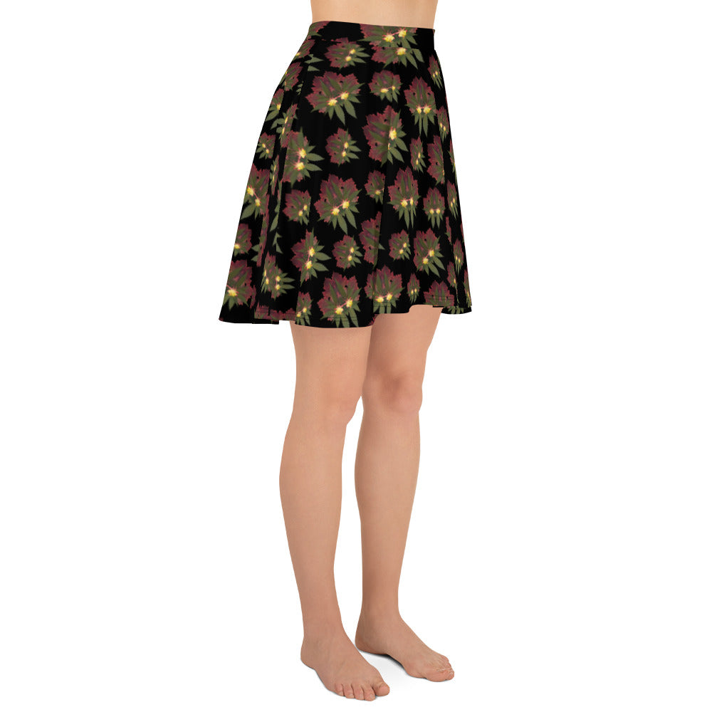 Cross Faded Playful (Midnite) AOP Skater Skirt