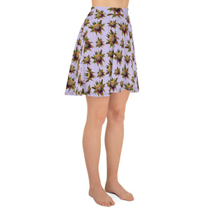 Bryar Rabbit Playful (Purps) AOP Skater Skirt