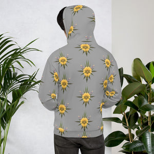 Blossom (Greytful) Full AOP Unisex Hoodie