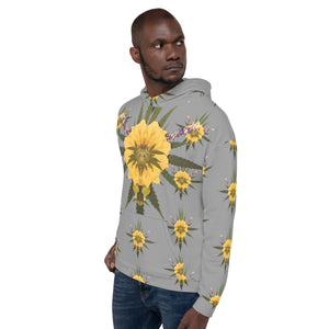 Blossom (Greytful) Full AOP Unisex Hoodie