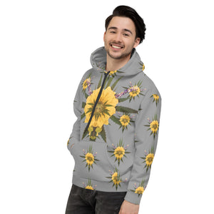 Blossom (Greytful) Full AOP Unisex Hoodie