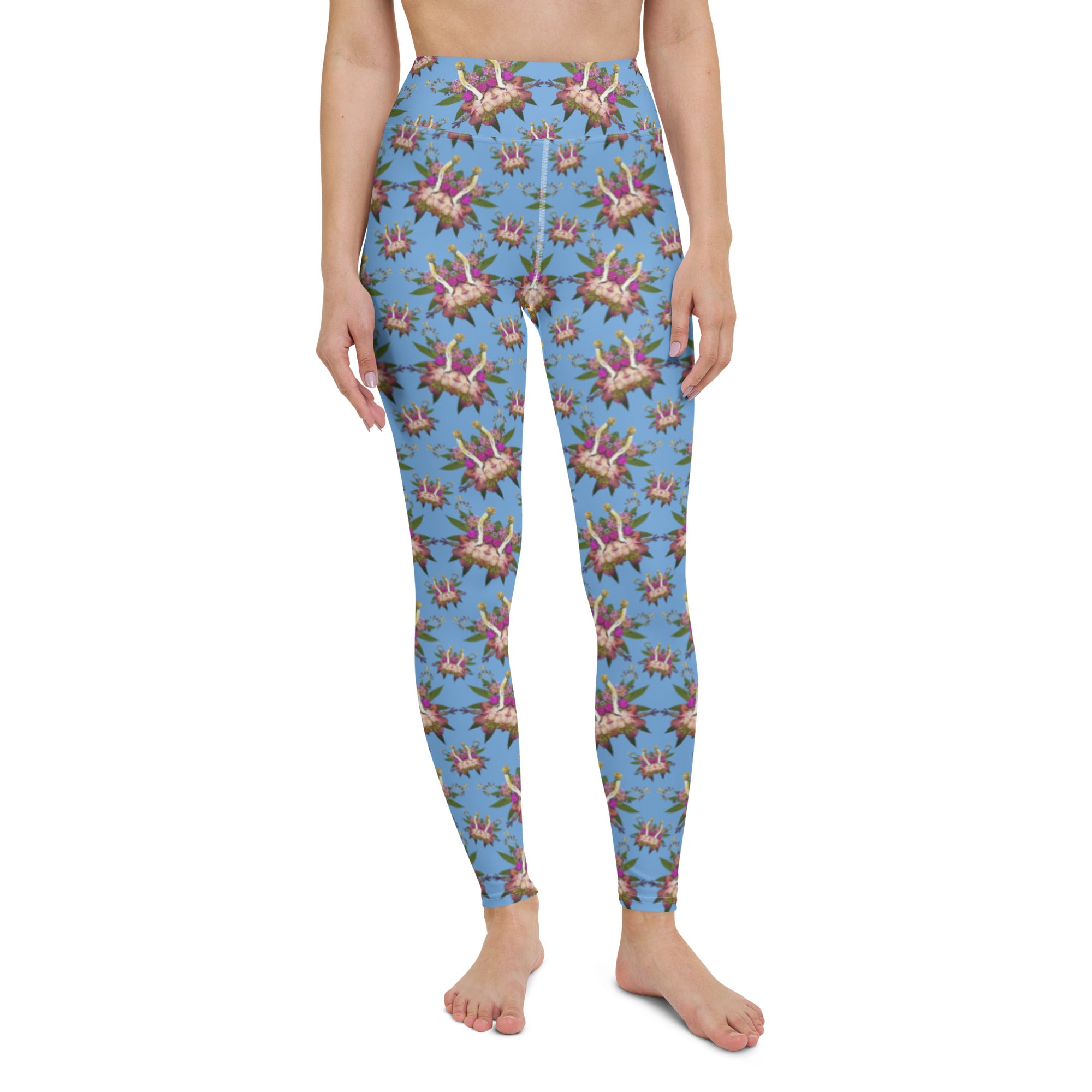 Fungeyes Playful (Sky) AOP Yoga Leggings