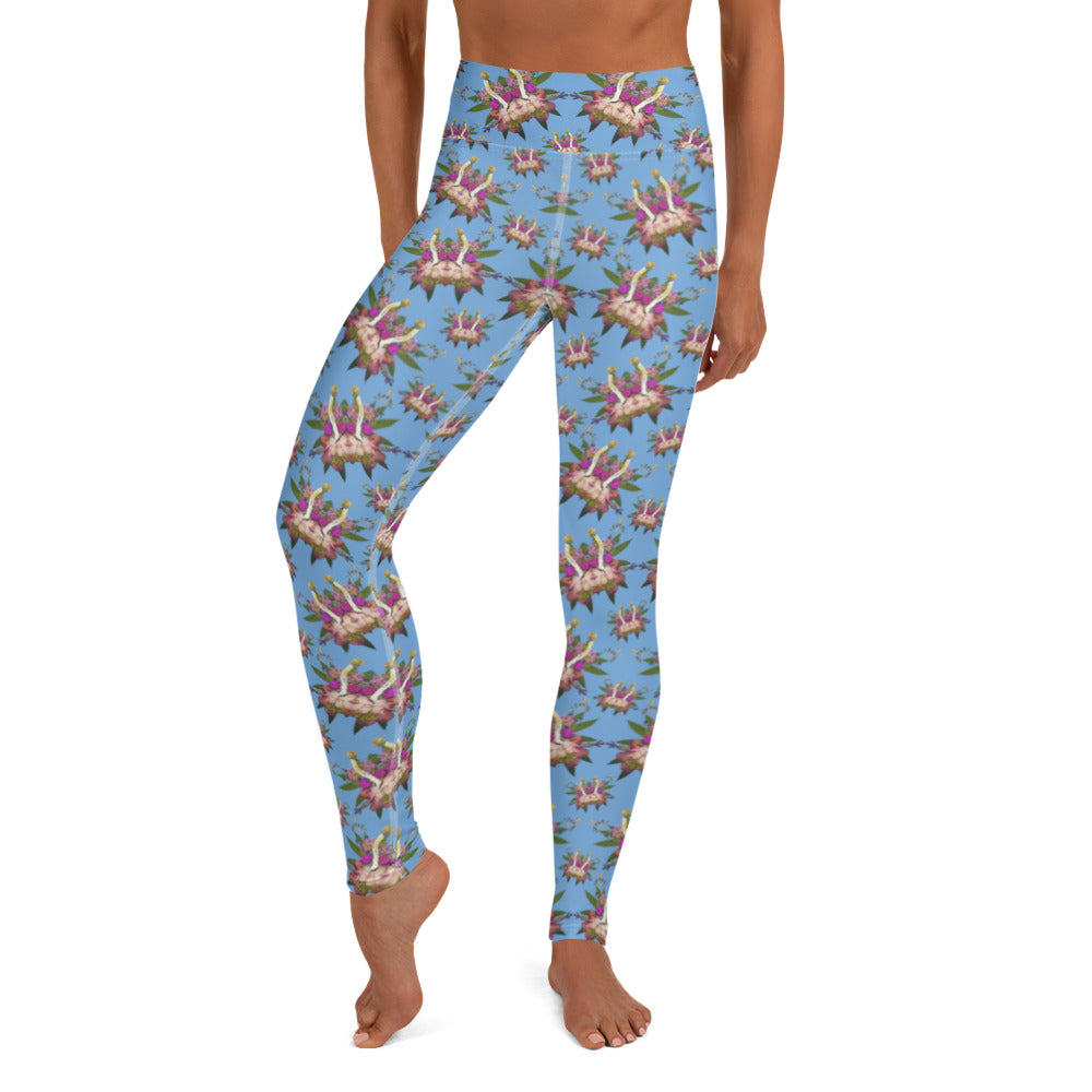 Fungeyes Playful (Sky) AOP Yoga Leggings