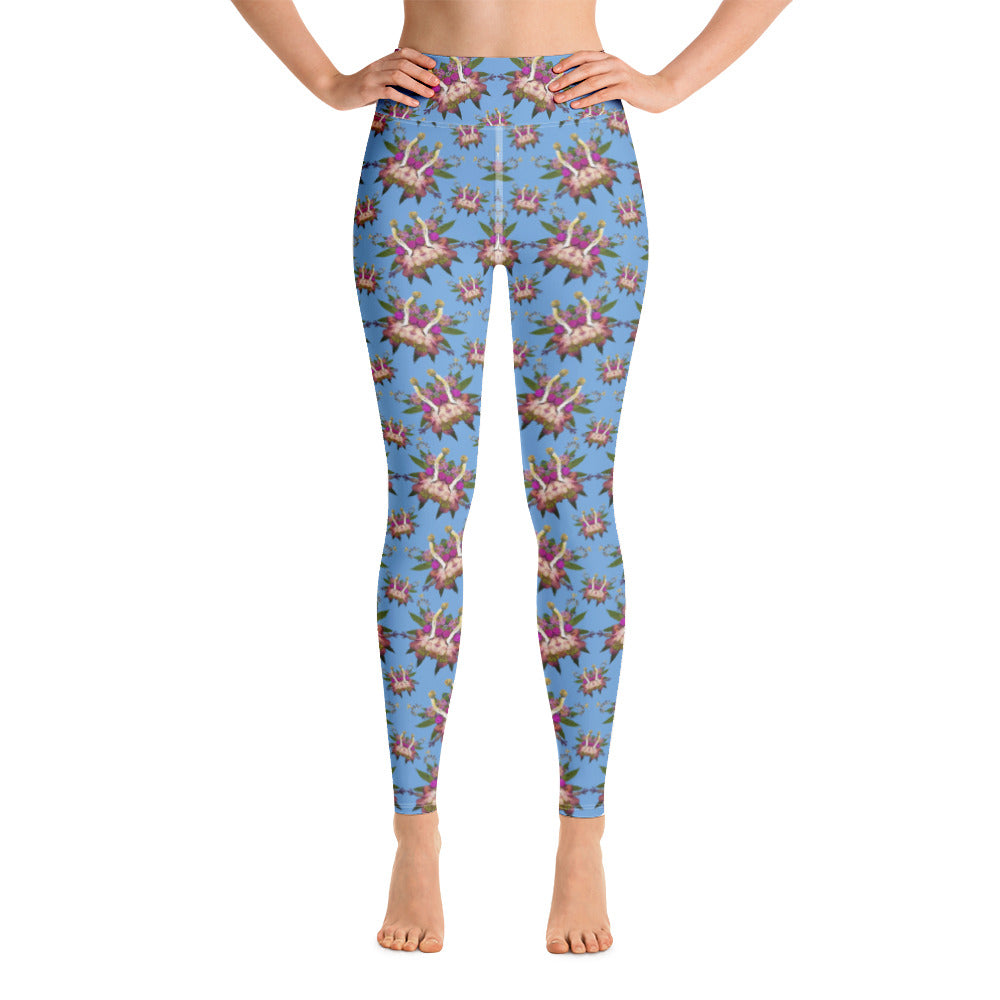 Fungeyes Playful (Sky) AOP Yoga Leggings