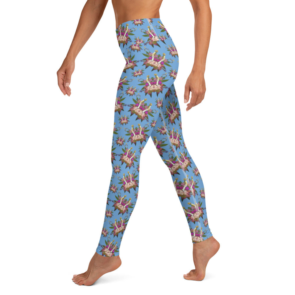 Fungeyes Playful (Sky) AOP Yoga Leggings