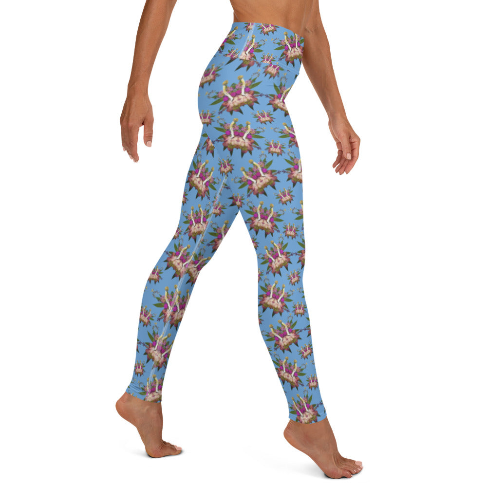 Fungeyes Playful (Sky) AOP Yoga Leggings