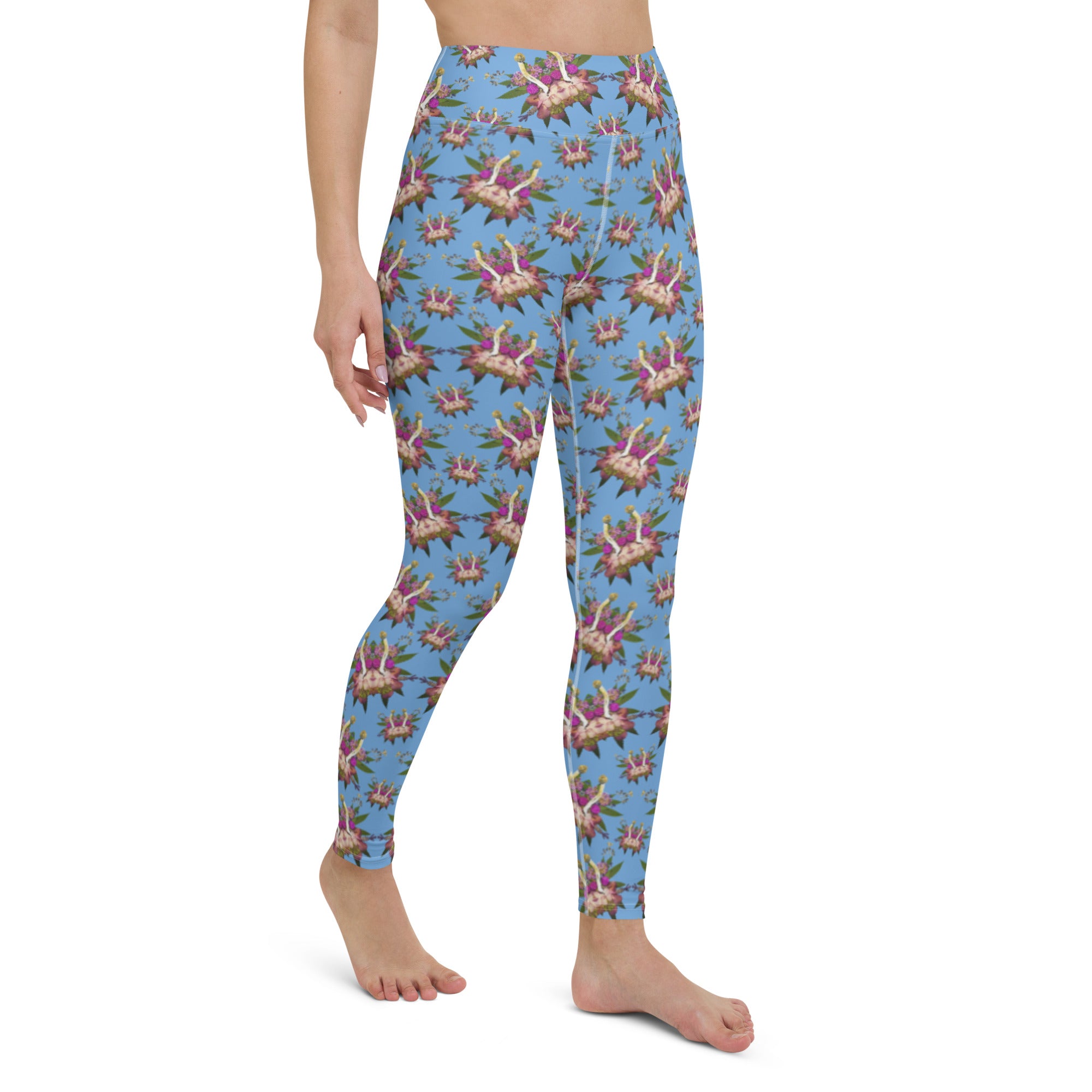 Fungeyes Playful (Sky) AOP Yoga Leggings