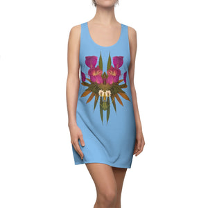 Viral (Sky) Women's Cut & Sew Racerback Dress