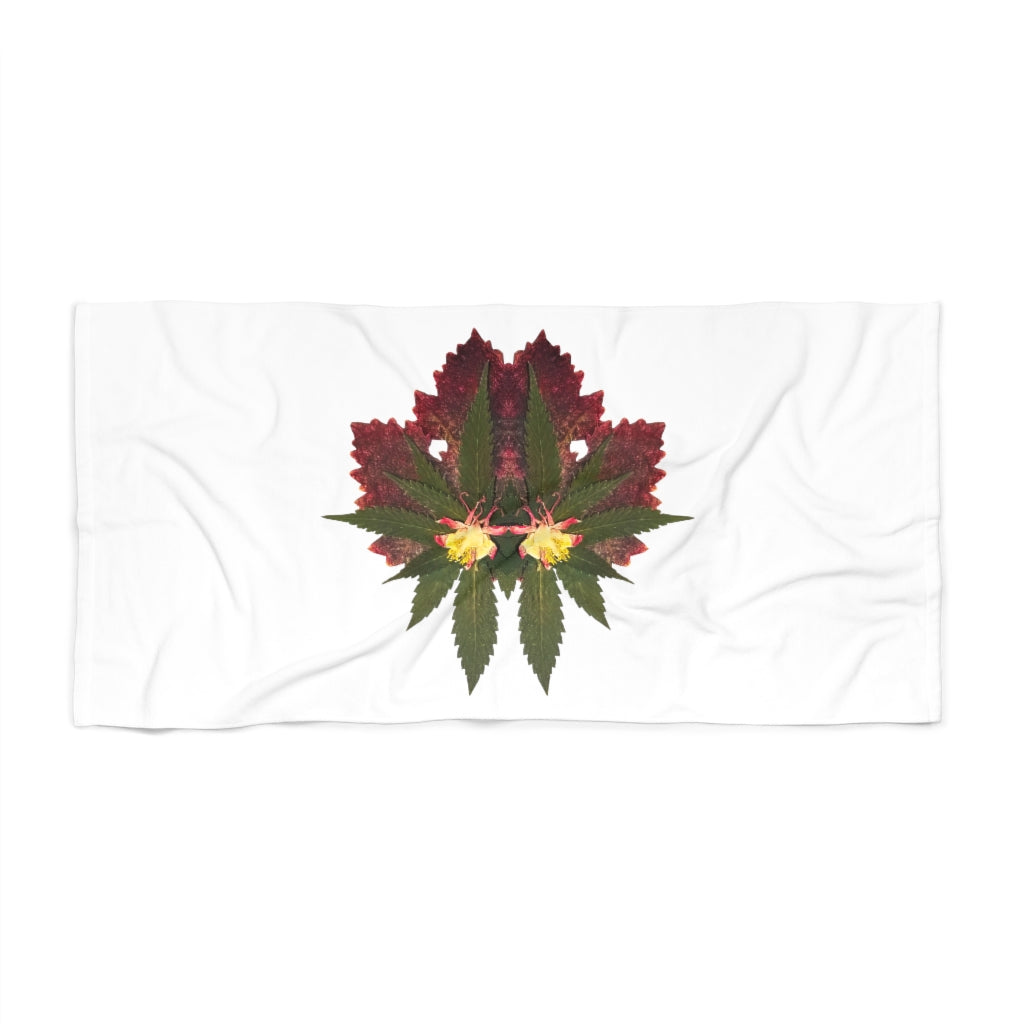 Cross Faded (Whiteout) Beach Towel