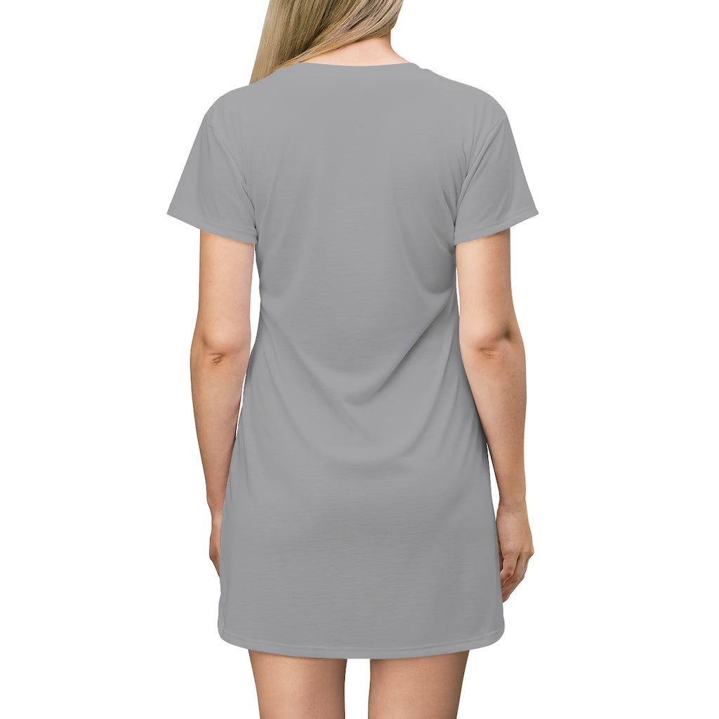 Penetration (Greytful) All Over Print T-Shirt Dress