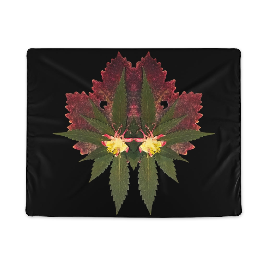 Cross Faded (Midnite) Polyester Blanket