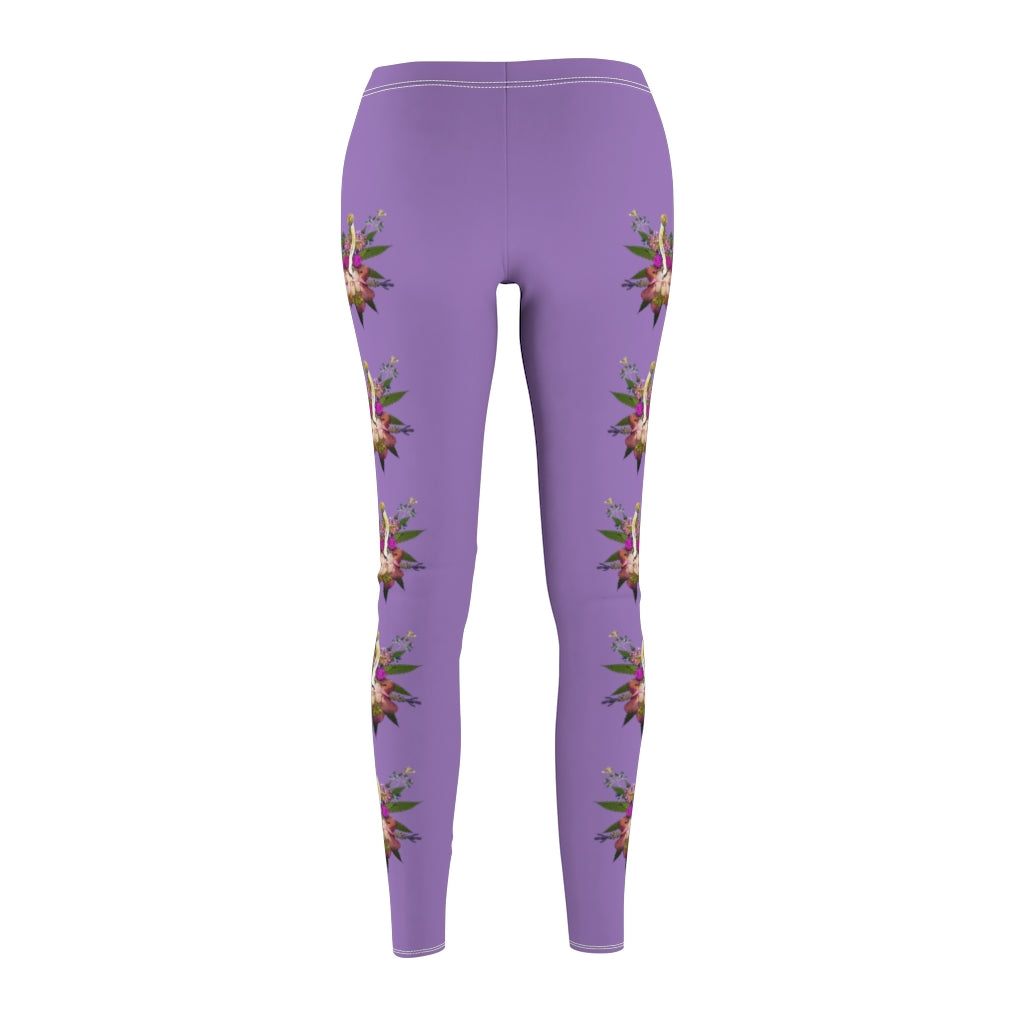 Fungeyes (Purps) Women's Cut & Sew Casual Leggings