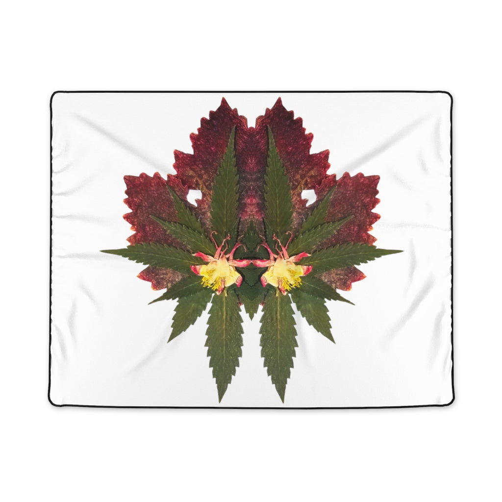 Cross Faded (Whiteout) Polyester Blanket