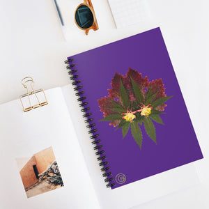 Cross Faded (Purps) Spiral Notebook - Ruled Line