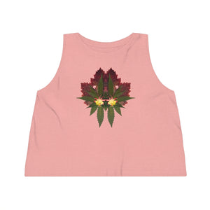 Cross Faded Women's Crop Top