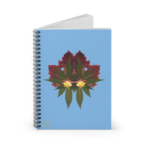 Cross Faded (Sky) Spiral Notebook - Ruled Line