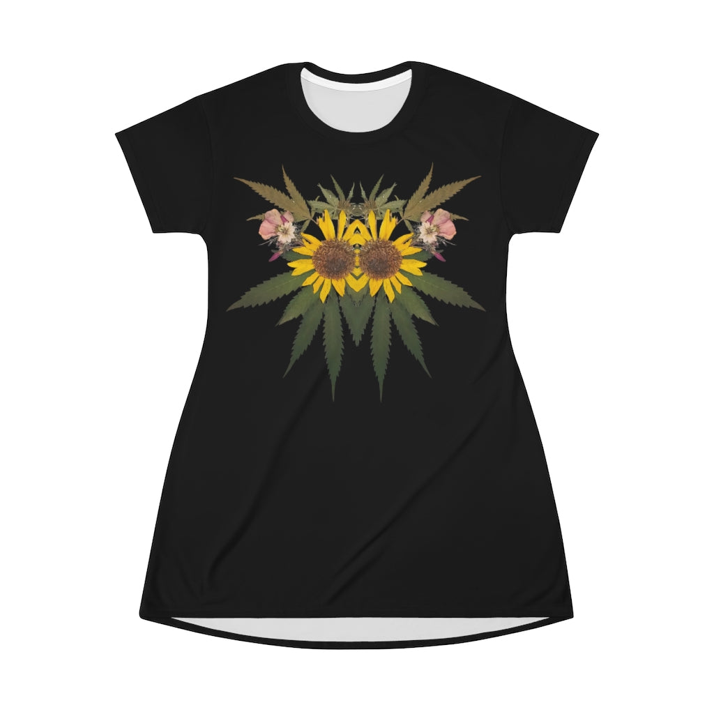 Sol (Midnite) All Over Print T-Shirt Dress