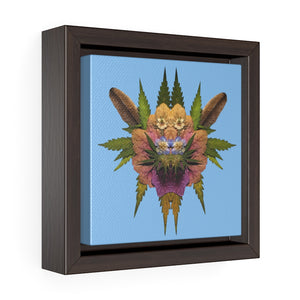 Bryar Rabbit (Sky) Square Framed Premium Gallery Wrap Canvas