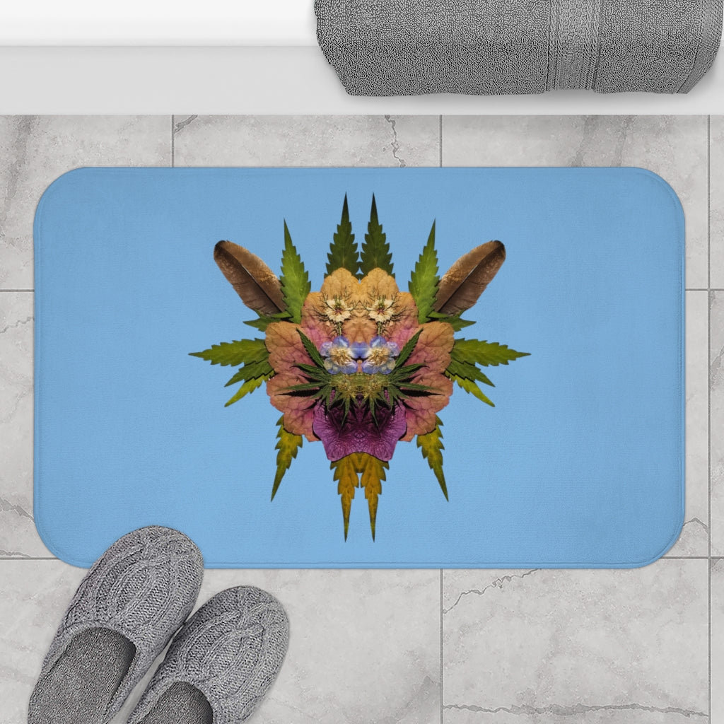 Bryar Rabbit (Sky) Bath Mat