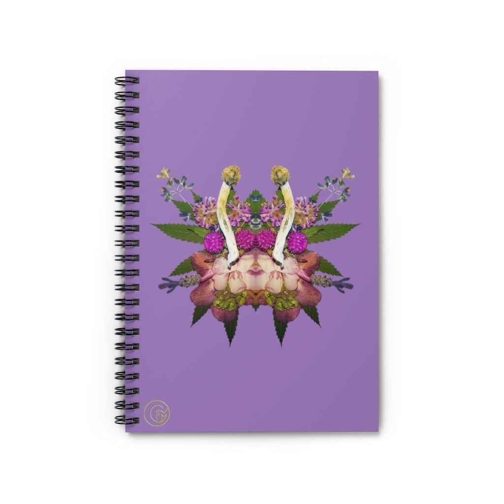 Fungeyes (Purps) Spiral Notebook - Ruled Line