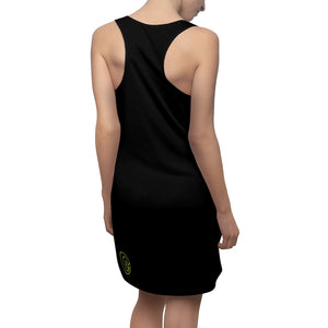 Smoochie Boochie (Midnite) Women's Cut & Sew Racerback Dress (Logo)